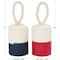 Cream Cotton Buoy Coiled Colorblock Sculpture Set